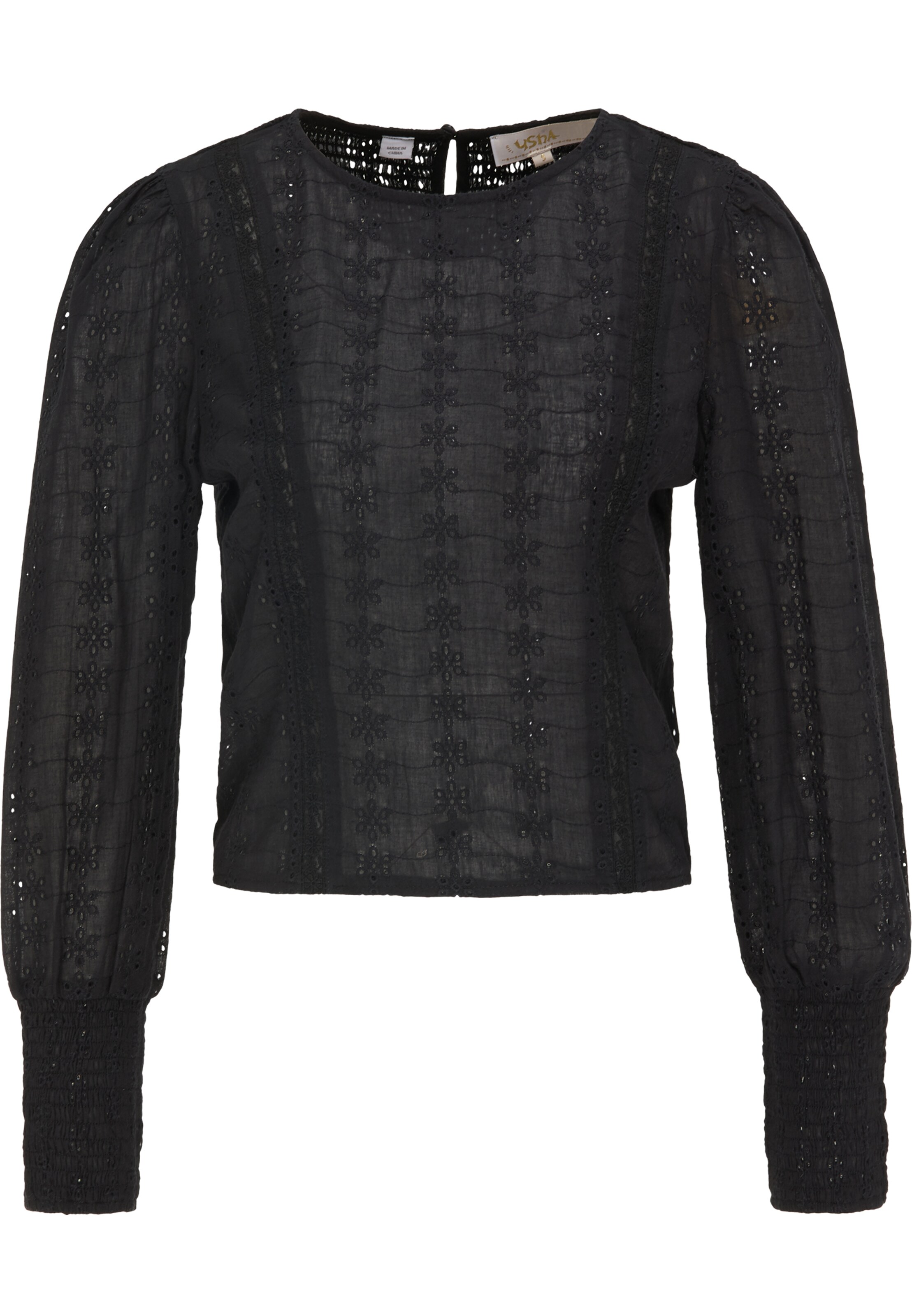 usha FESTIVAL Blouse in Zwart: voorkant