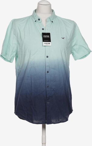 HOLLISTER Button Up Shirt in S in Green: front