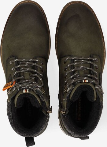 Boots stringati di Dockers by Gerli in verde