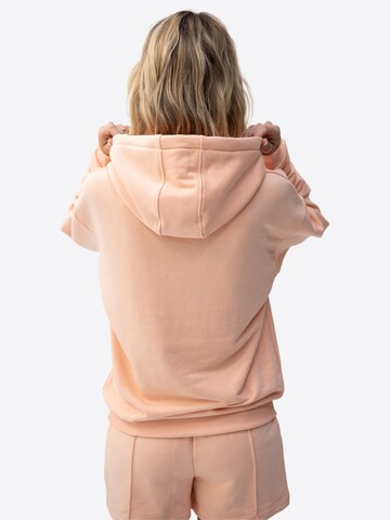TATES Oversized Sweater 'Kuscheliger Light Hoodie' in Orange