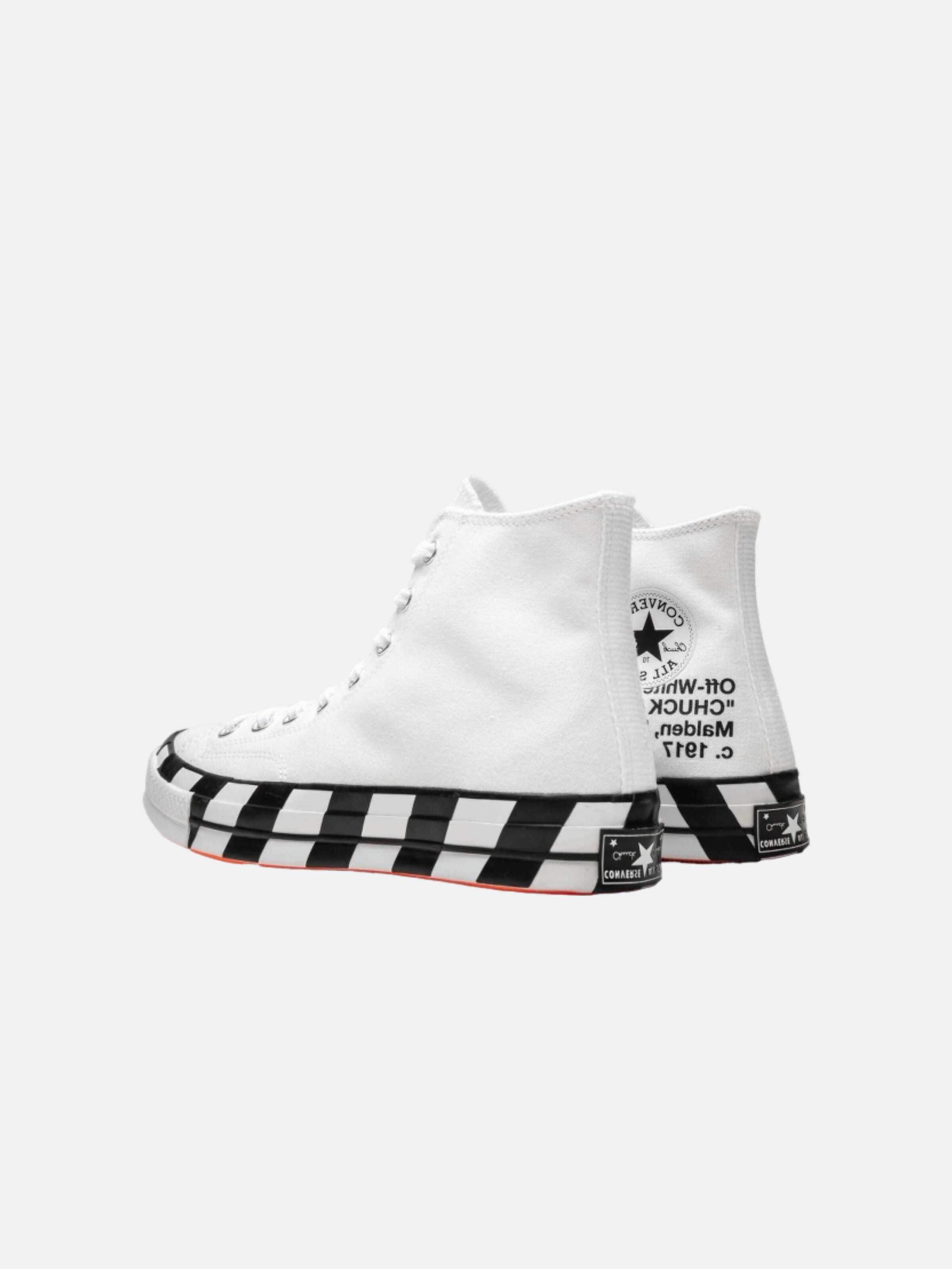 Baskets hautes 'Off-White Converse Chuck Taylor 70 Stripe' NIKE en blanc