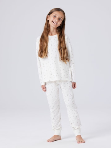 NAME IT Pajamas in White: front