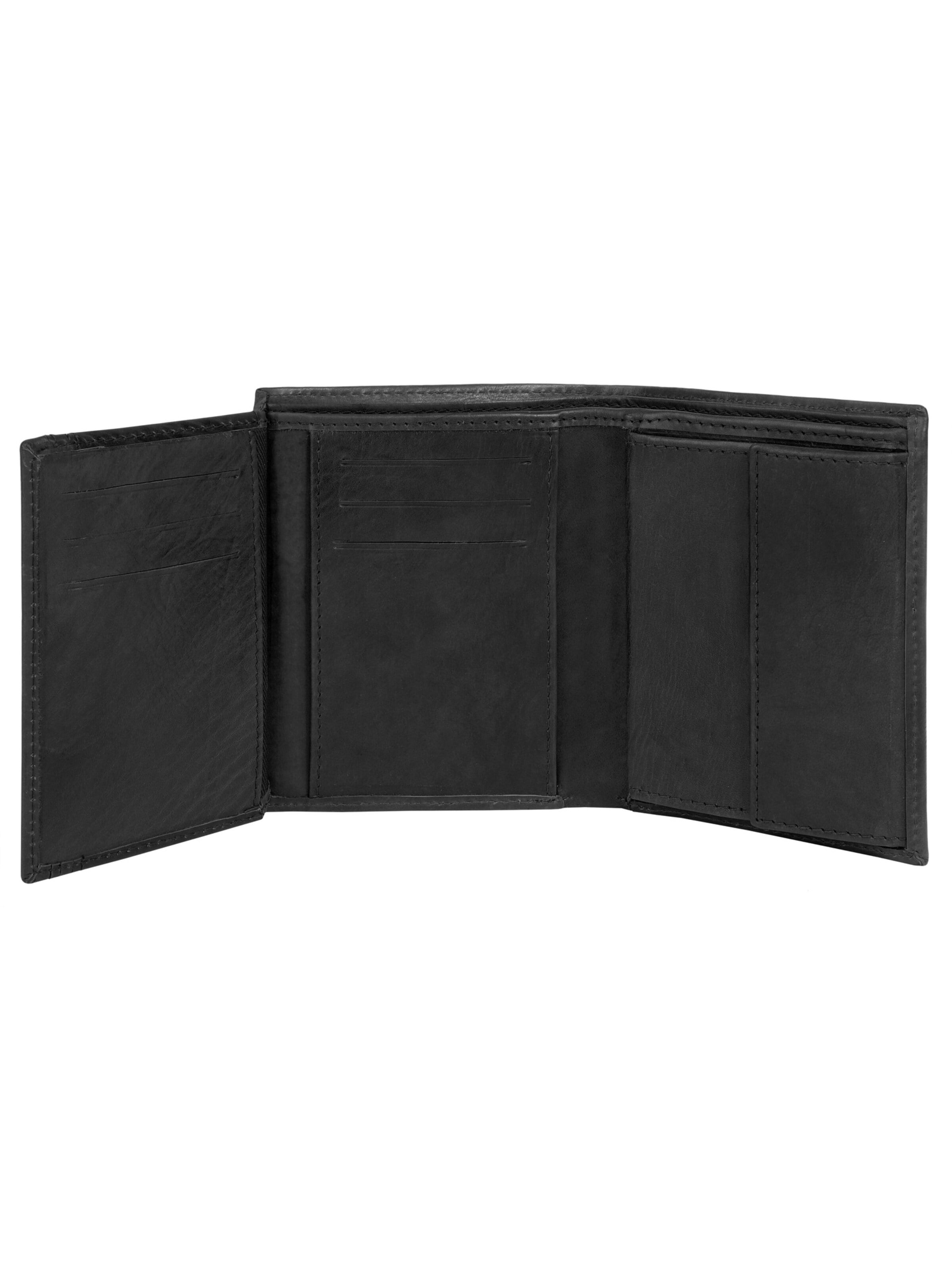 Bruno Banani Portemonnaie 'Bruno Banani Geldbörse'‌‌‌‌‌ in Schwarz