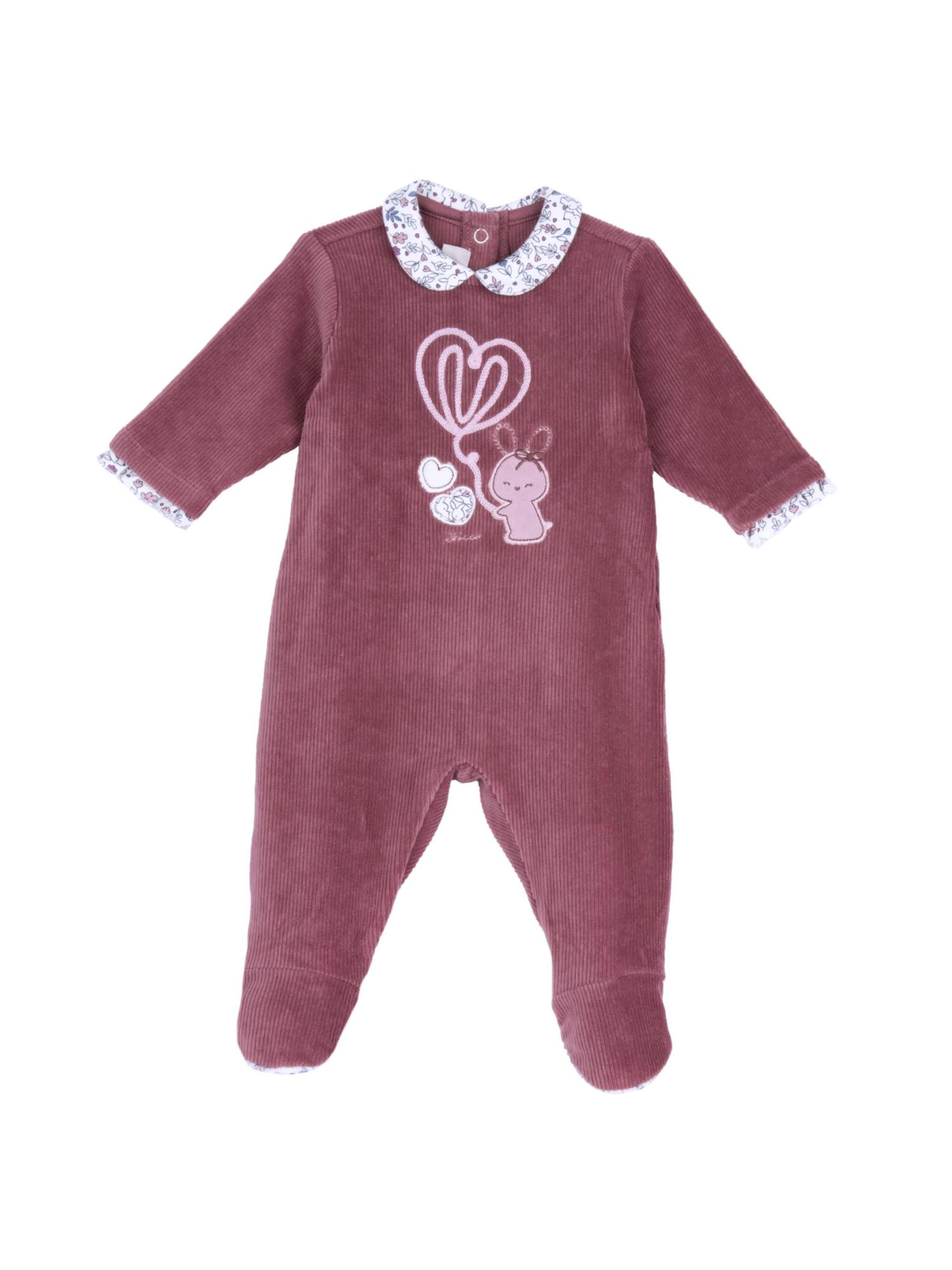 Pigiama di Chicco in rosa: frontale