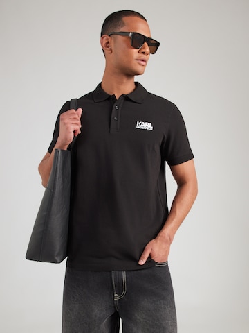 Karl Lagerfeld Μπλουζάκι σε μαύρο: μπροστά