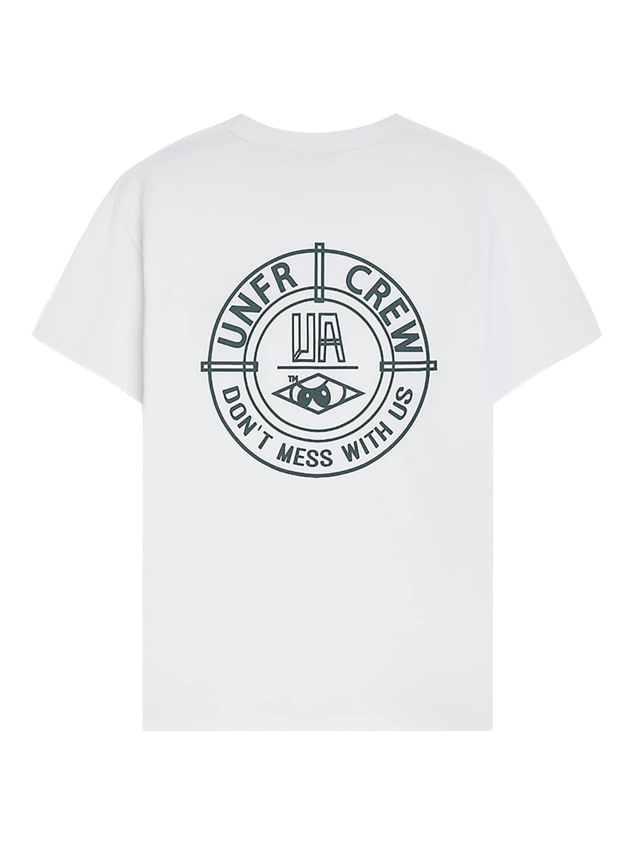Unfair Athletics Sweatshirt 'DMWU BP' in White: front