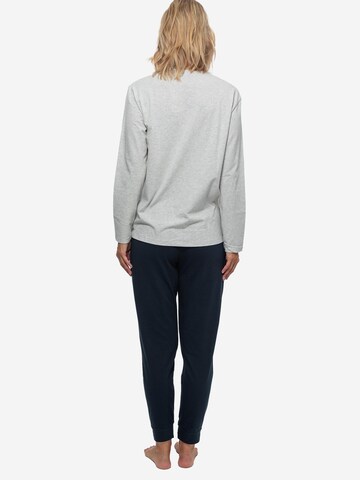 SCHIESSER Pyjama 'Organic Cotton'‌‌‌‌‌‌‌ in Blau