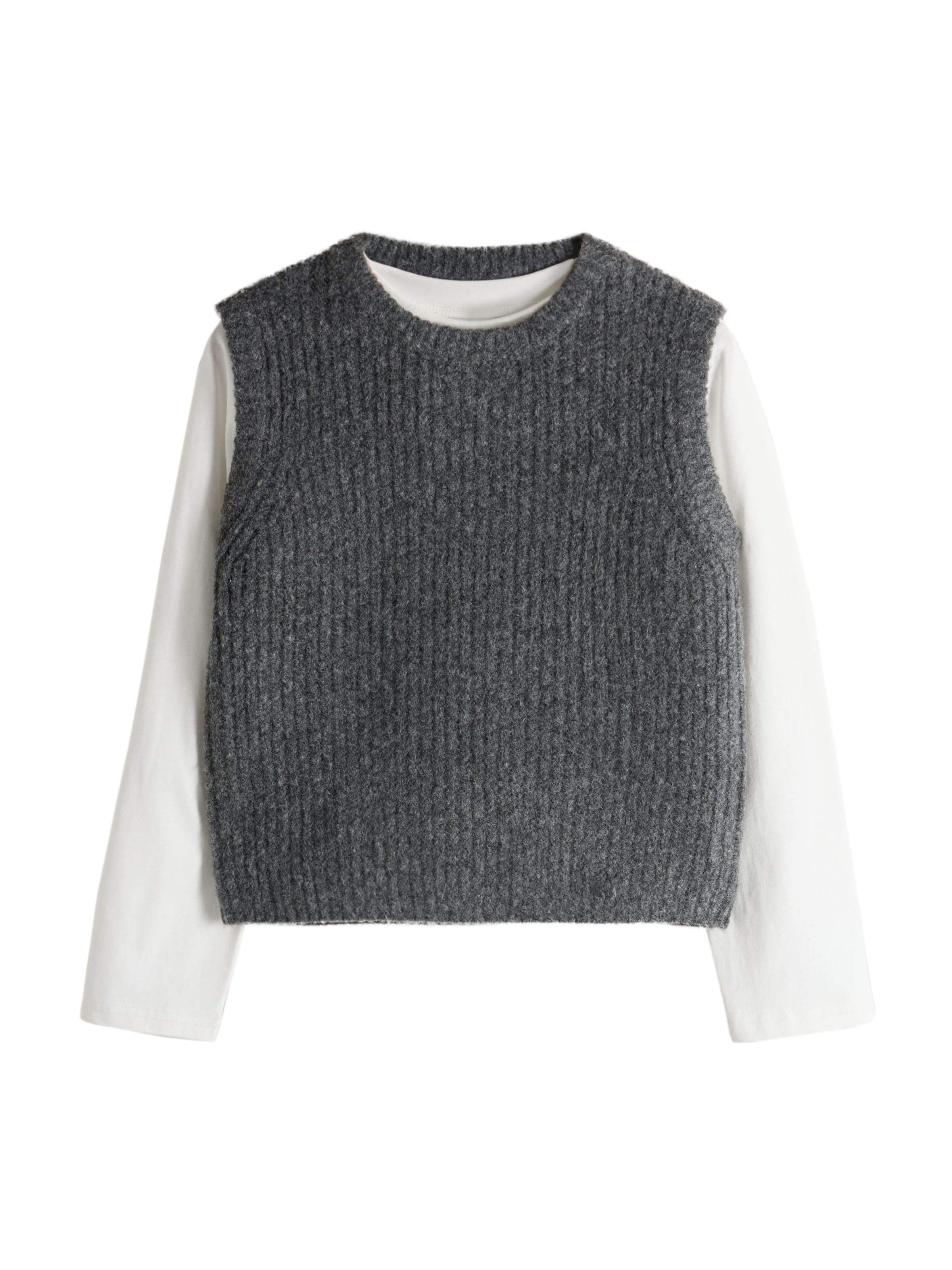 The Set - Camiseta en gris: frente