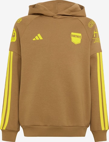 ADIDAS SPORTSWEAR - Camiseta deportiva 'Adidas x Fortnite' en marrón: frente