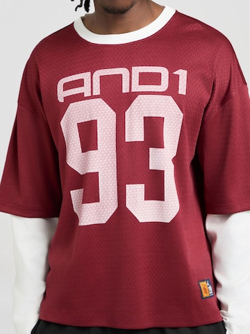 AND1 Tričko - Červená