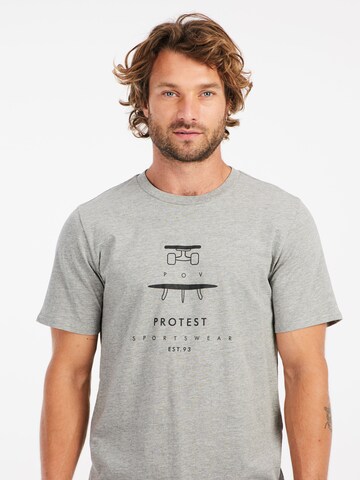 PROTEST Shirt 'PRTAndros' in Grey