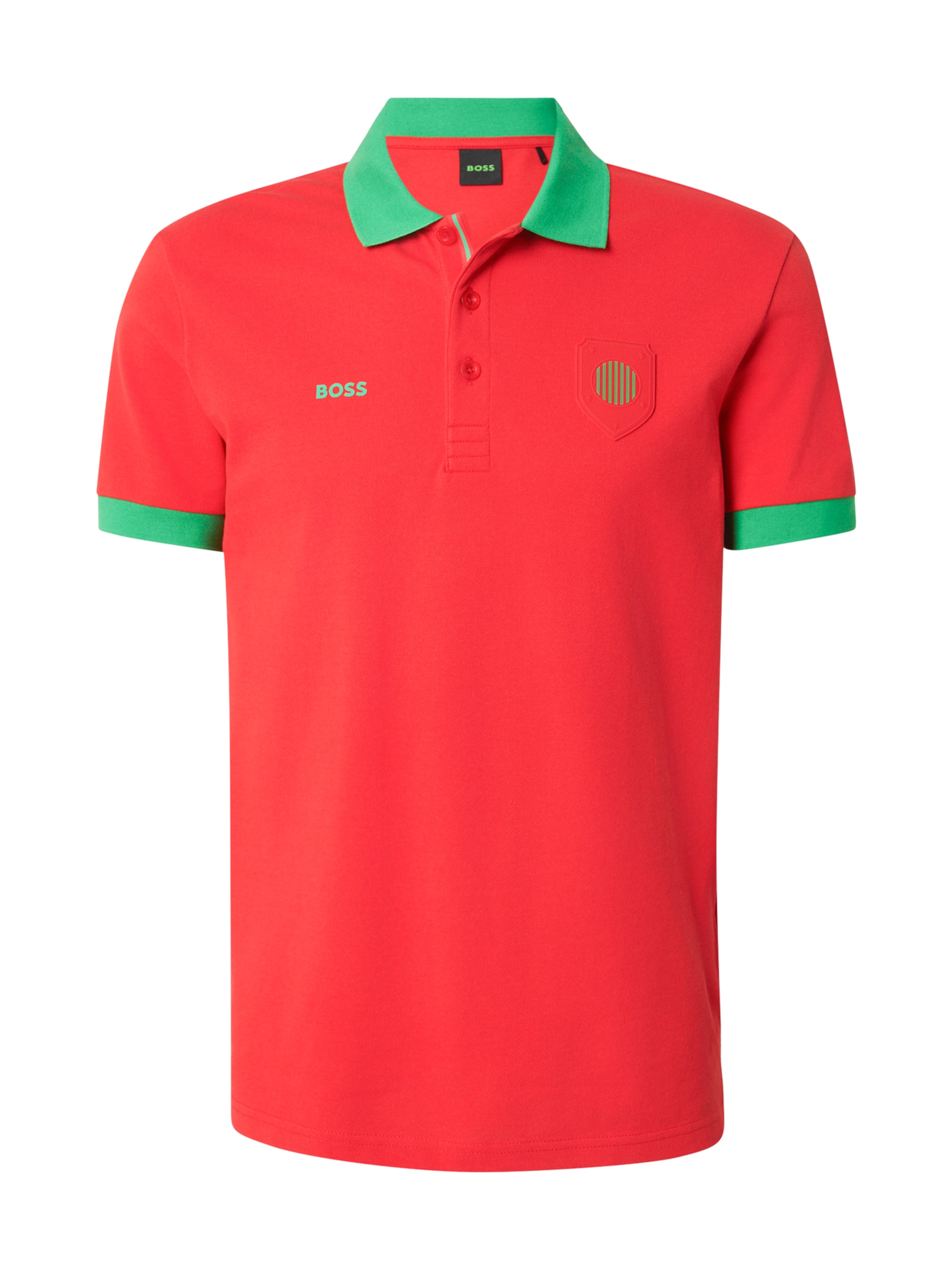 T-Shirt fonctionnel 'Paddy' BOSS en rouge : devant
