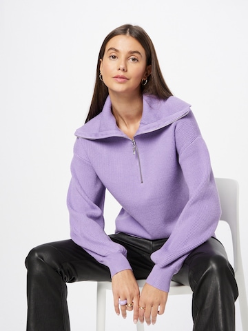 Y.A.S Sweater 'Deli' in Purple: front