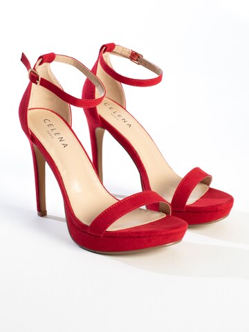 Celena Sandale 'Crystal' in Rot