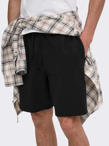 Regular Pantalon 'ONSKian' Only & Sons en noir