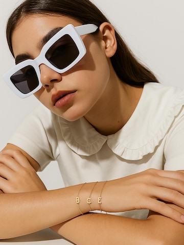 Braccialetto 'Alphabet C' di Luxenter in oro: frontale