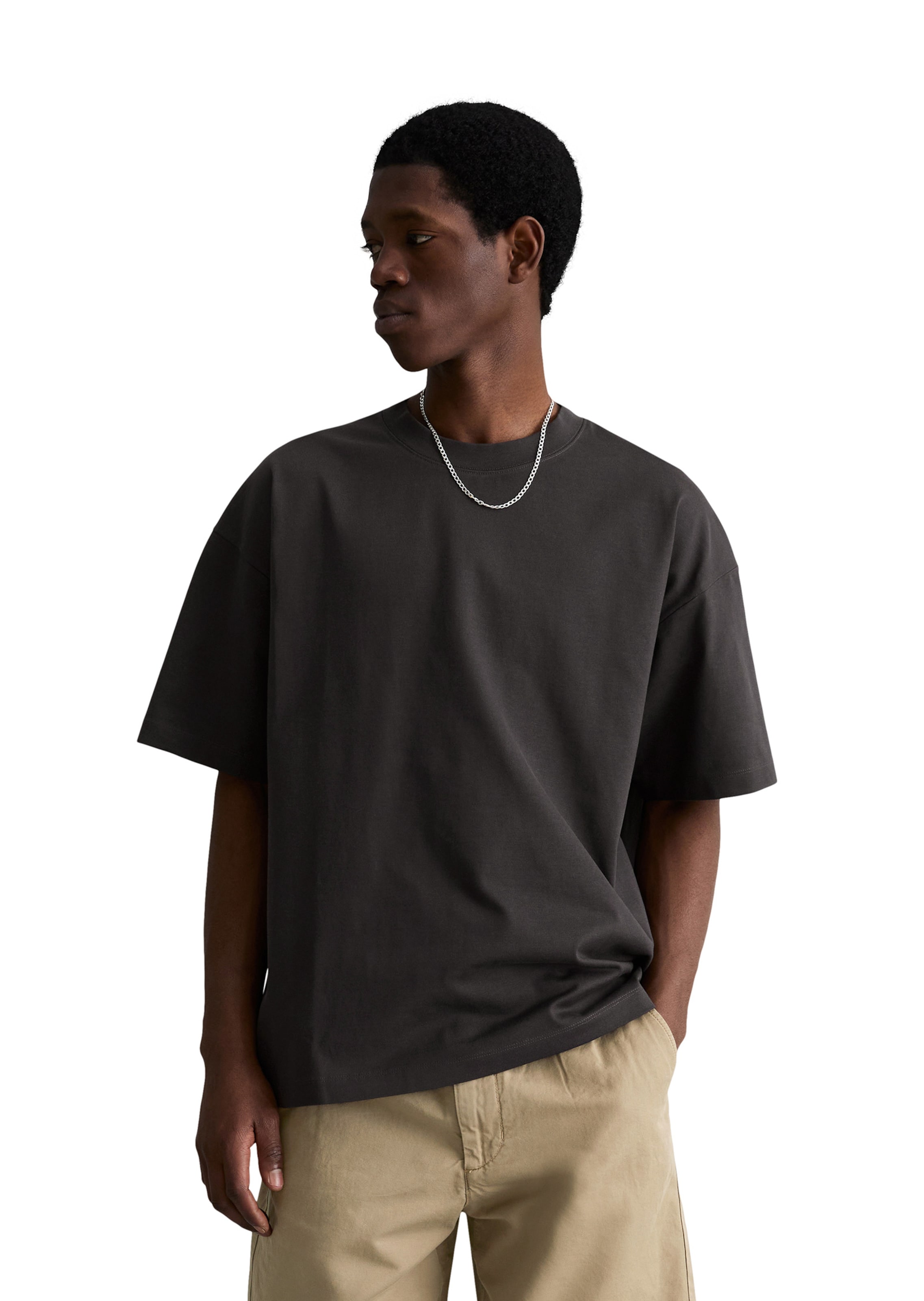 Marc O'Polo DENIM Shirt 'DfC' in Grey: front