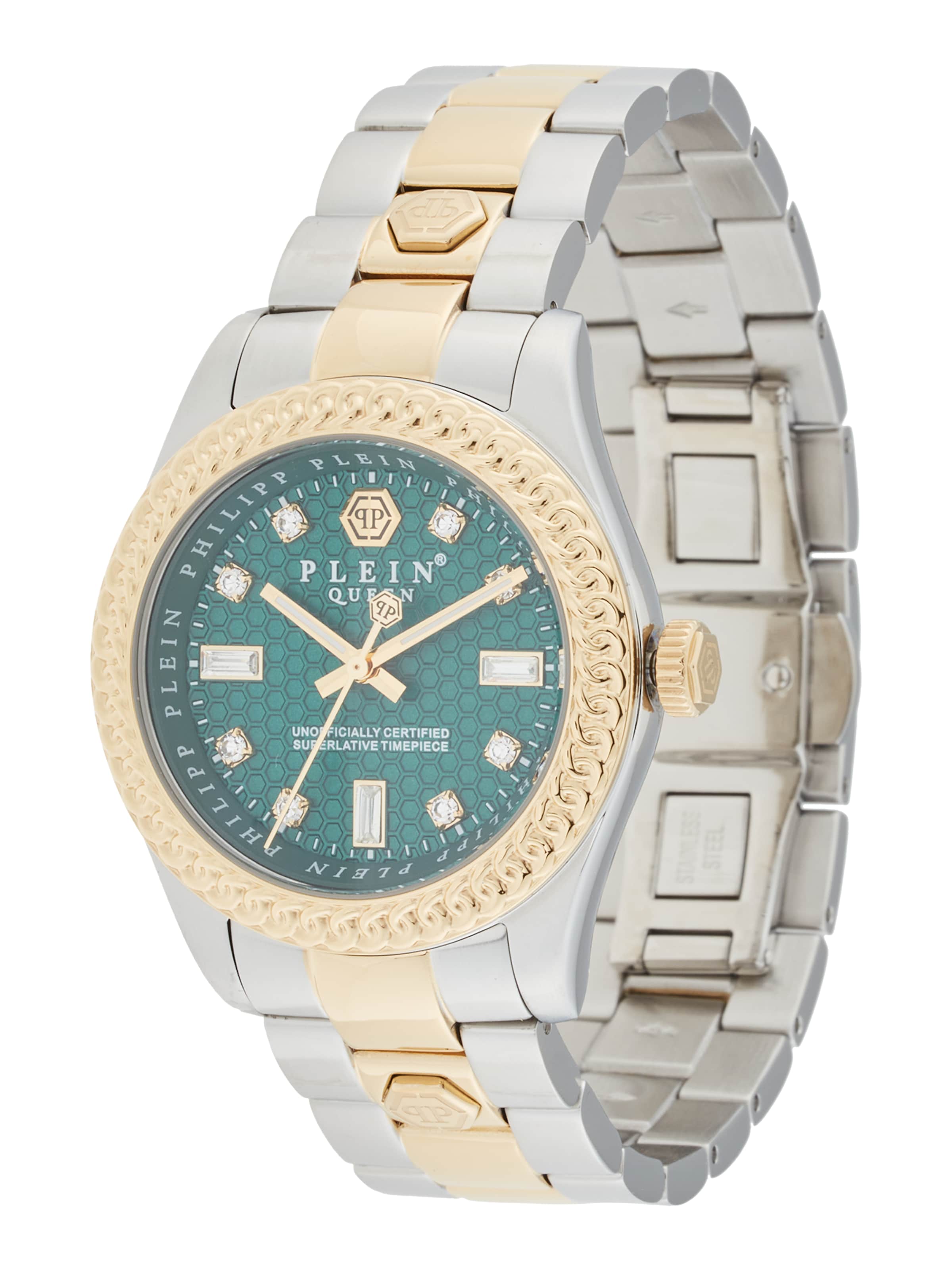 Philipp Plein - Relógios analógicos 'QUEEN' em prata: frente