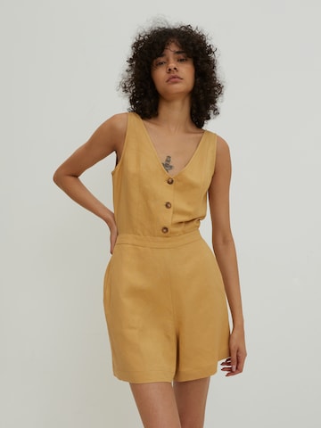 EDITED - Jumpsuit 'Anika' en amarillo: frente