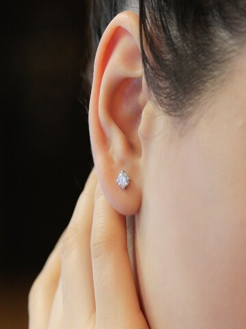 EinStein Diamant Earrings in Silver