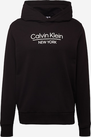 juoda Calvin Klein Megztinis be užsegimo: priekis