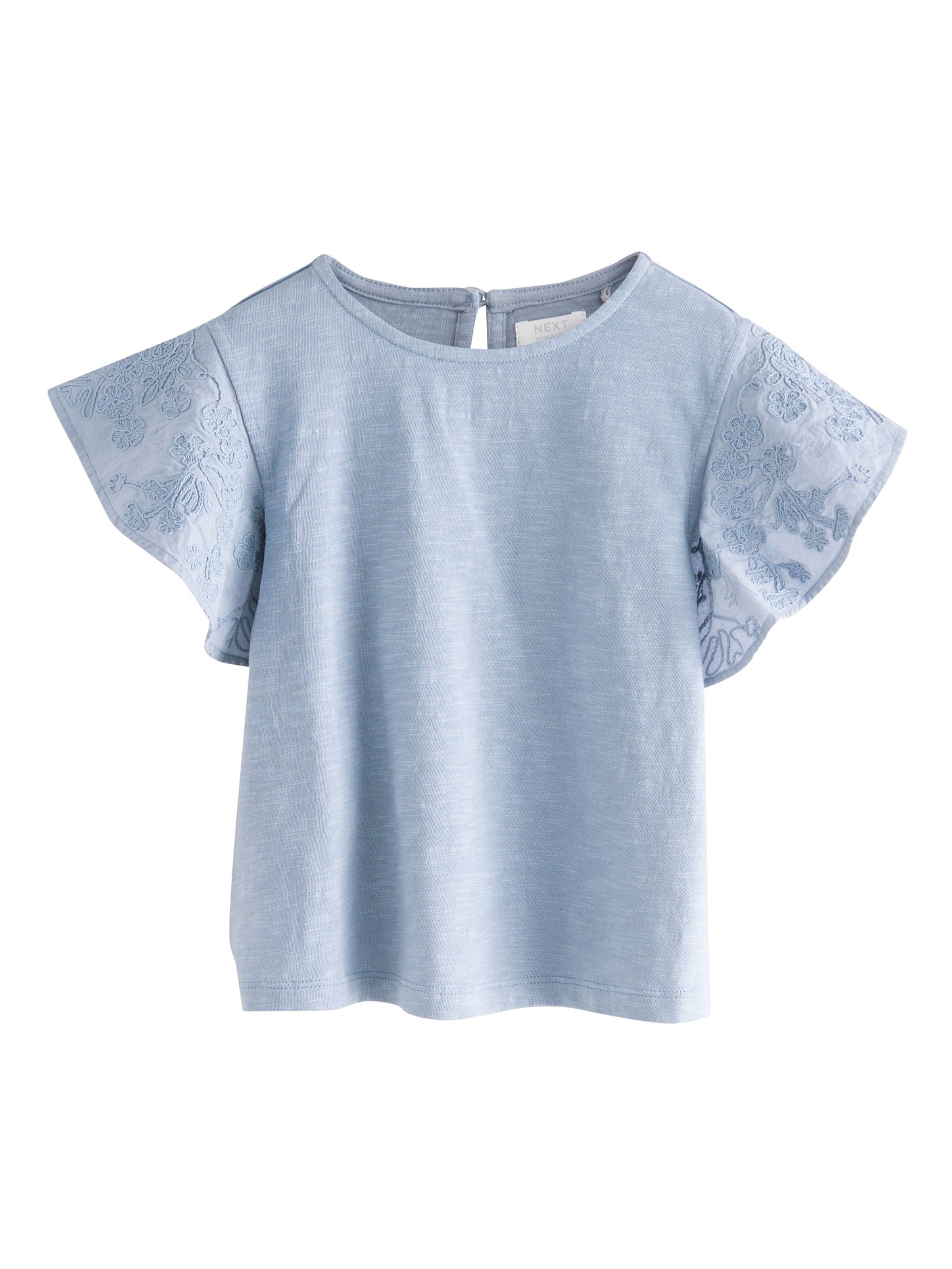 Next - Camiseta en azul: frente