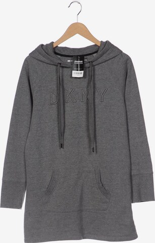 DKNY Sweatshirt & Zip-Up Hoodie in M in Grey: front