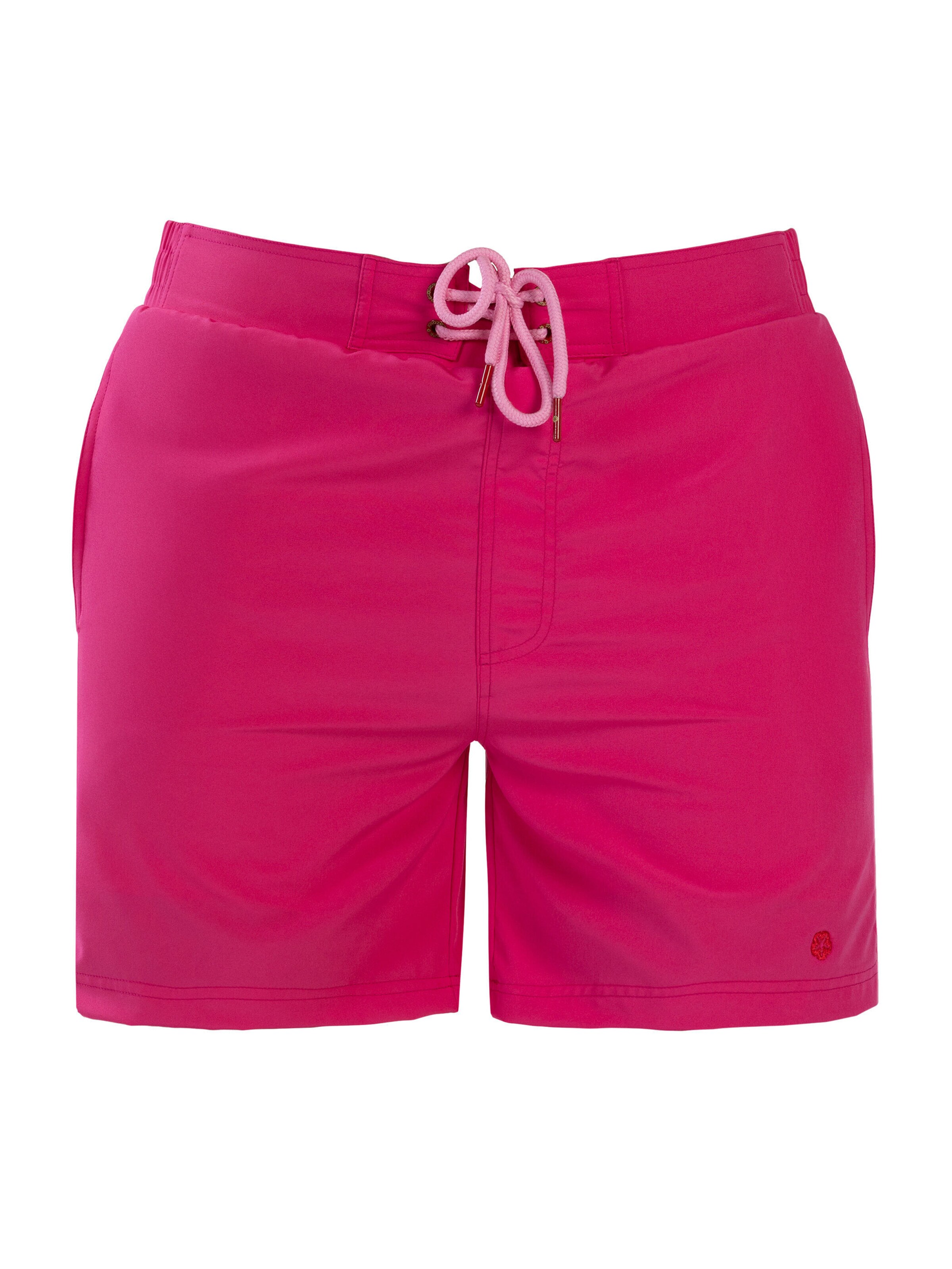 Frozen Cape Badeshorts RIBERA mit integrierter Kompressionsshort in Pink: Vorderseite
