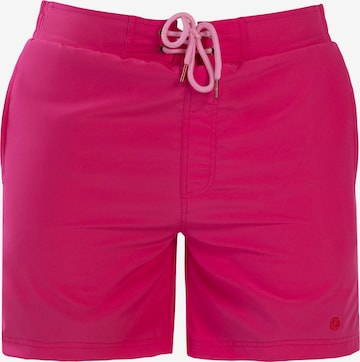 Frozen Cape Badeshorts RIBERA mit integrierter Kompressionsshort in Pink: Vorderseite