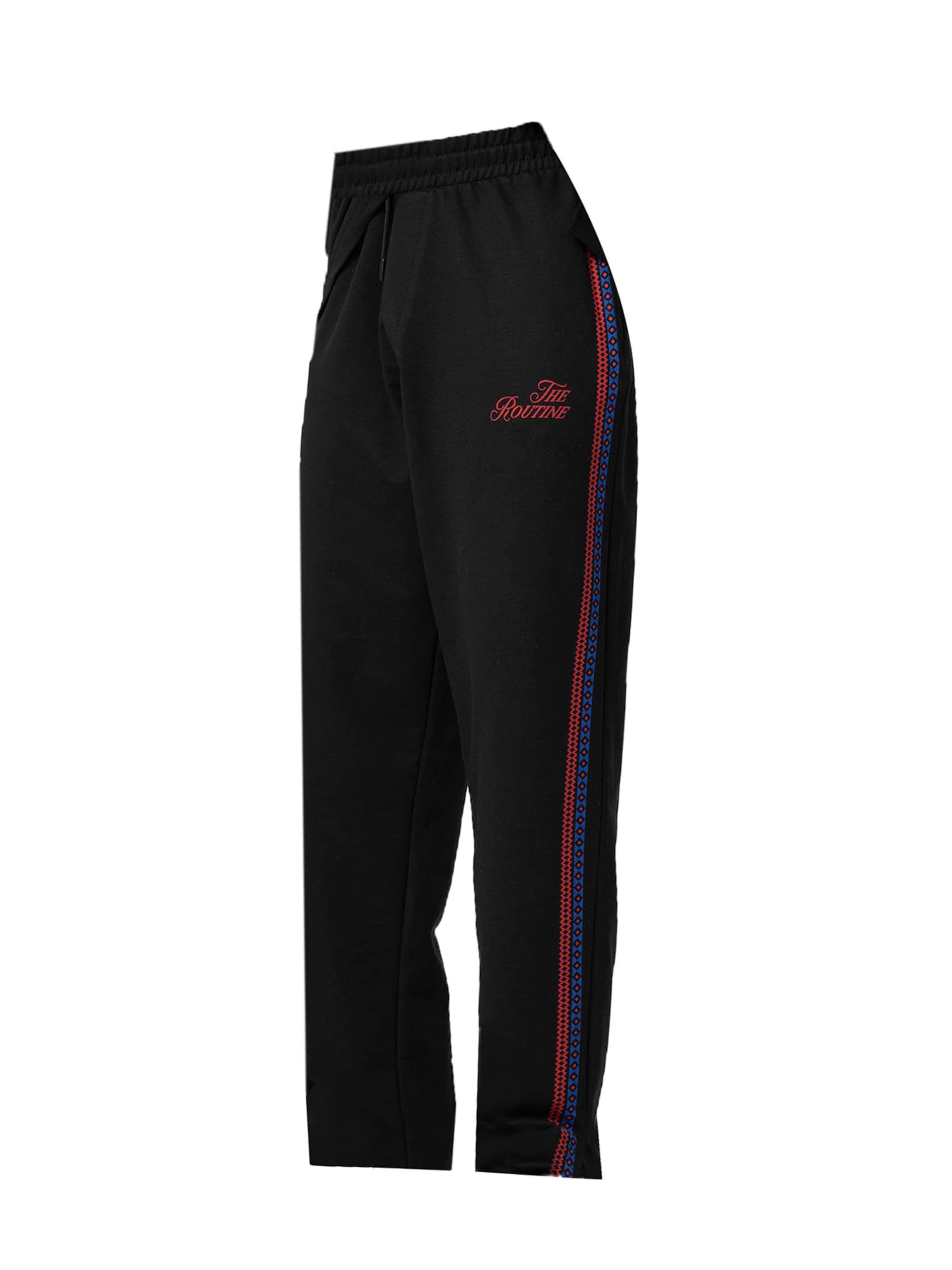 VAMOS CLO Loosefit Παντελόνι σε μαύρο: μπροστά