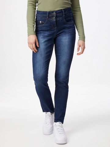 CECIL Jeans in Blauw: voorkant
