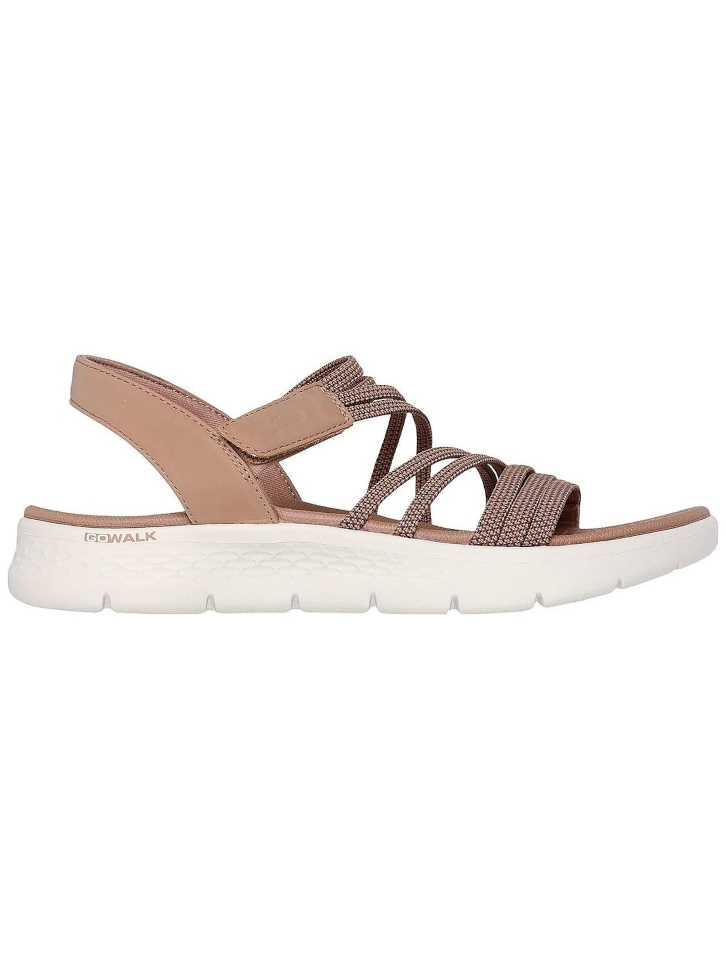 SKECHERS Sandale 'Skechers Go Walk Flex Sandal'‌‌‌‌ in Braun