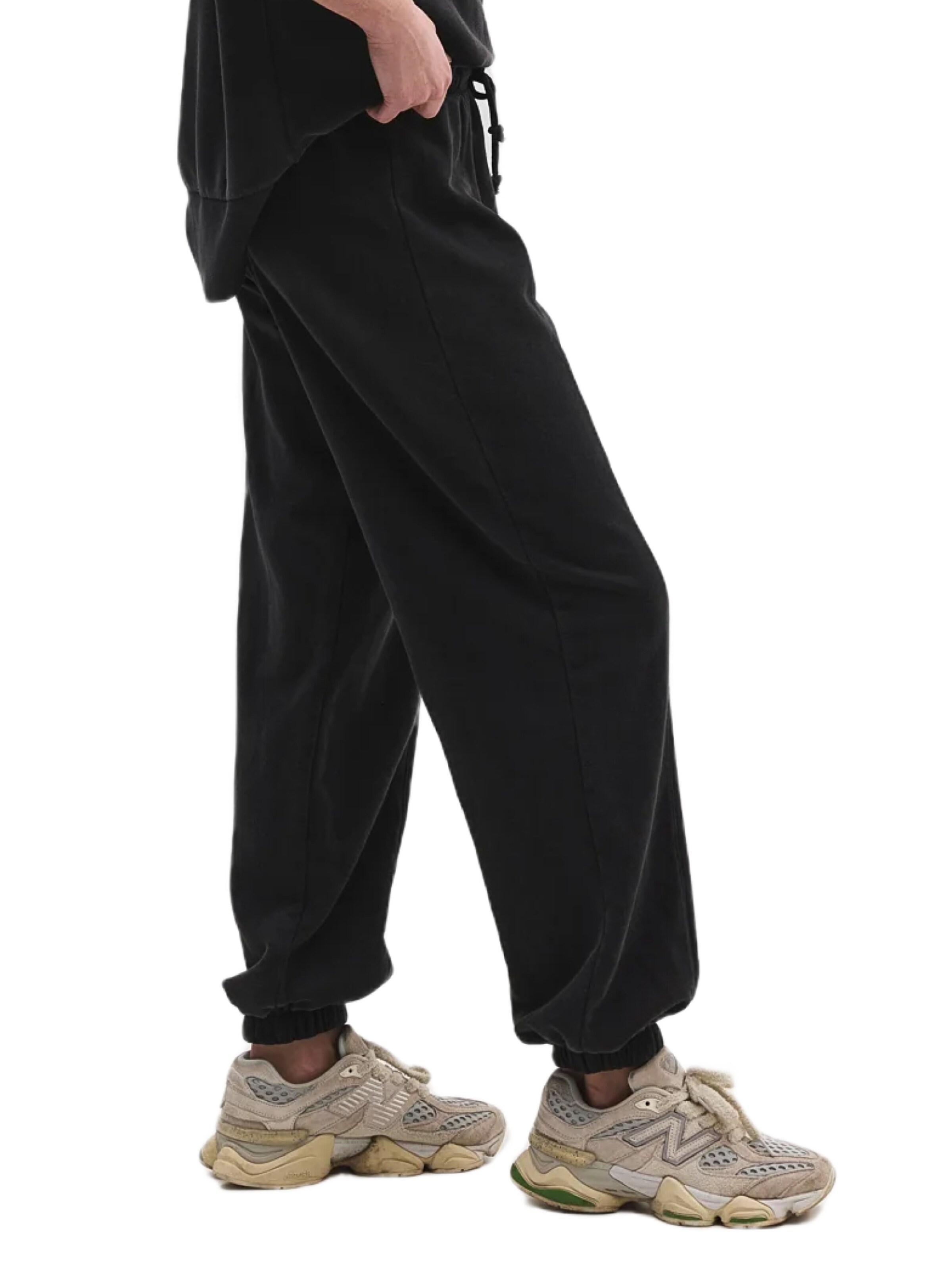 No Matter What Baggy Pants in Black