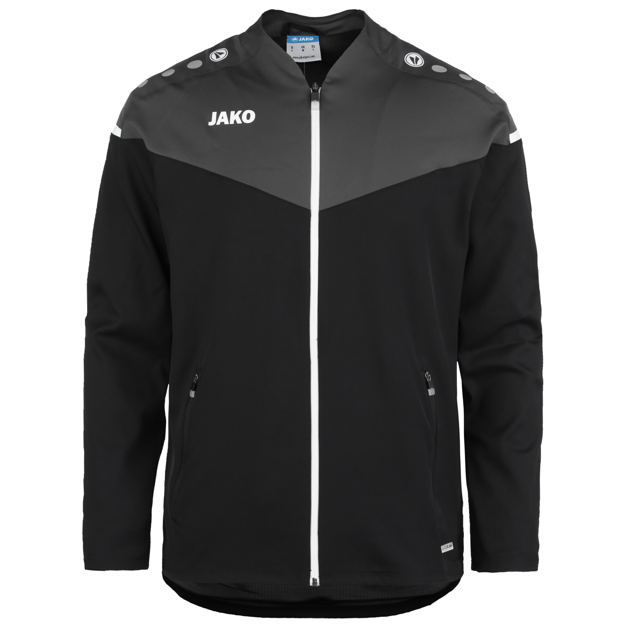 JAKO Sportjacke 'Champ 2.0' in Schwarz: Vorderseite