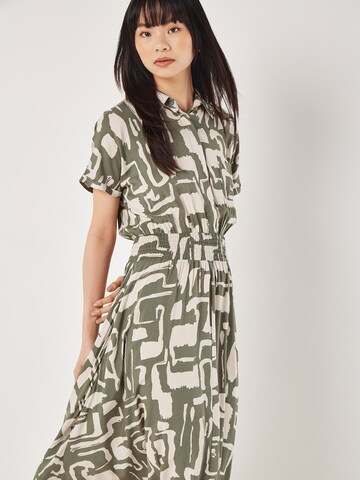 Apricot Shirt dress in Beige