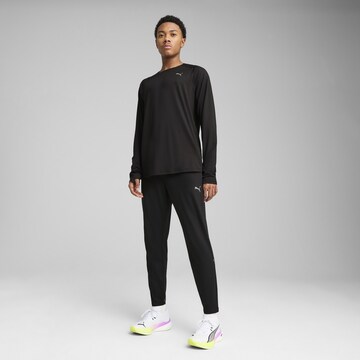 PUMA Tapered Workout Pants 'Cloudspun' in Black