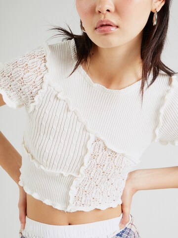 Monki Sweater in White