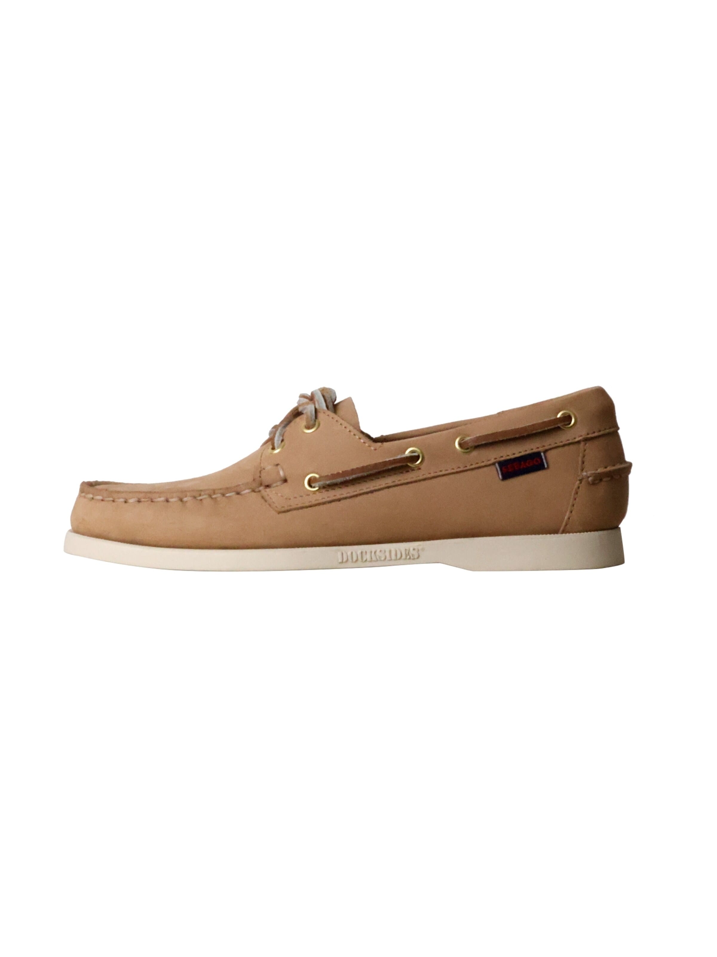 SEBAGO Slip-ons 'Mokassin aus Portland-Nubukleder' in Beige: front