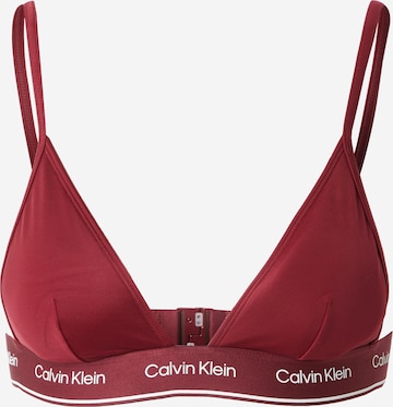 Hauts de bikini 'Meta Legacy' Calvin Klein Swimwear en violet : devant
