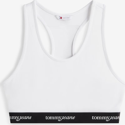 XXS dydžio Palaidinė be rankovių iš Tommy Jeans, spalva – juoda / balta, Prekių apžvalga