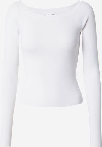 Pull-over 'Camille' STUDIO SELECT en blanc : devant