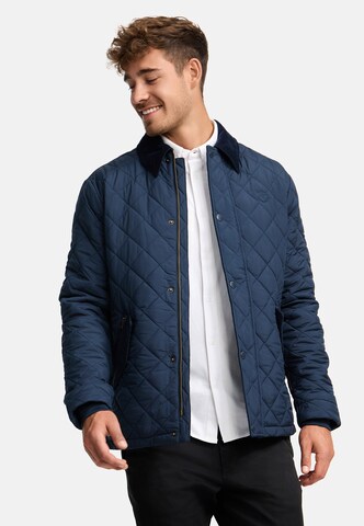 INDICODE JEANS Winter jacket 'Aldos' in Blue: front