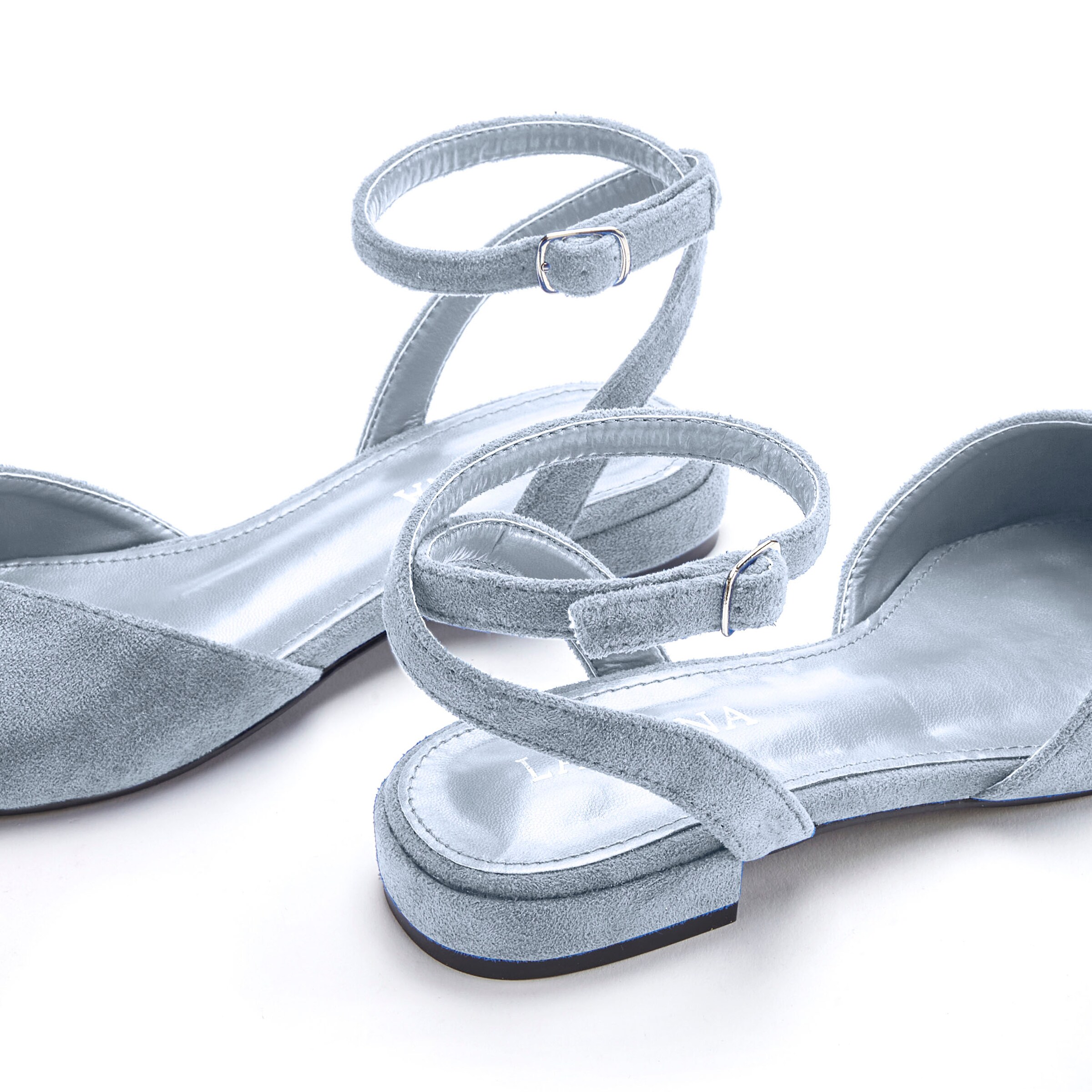 Ballerina con cinturino di LASCANA in blu