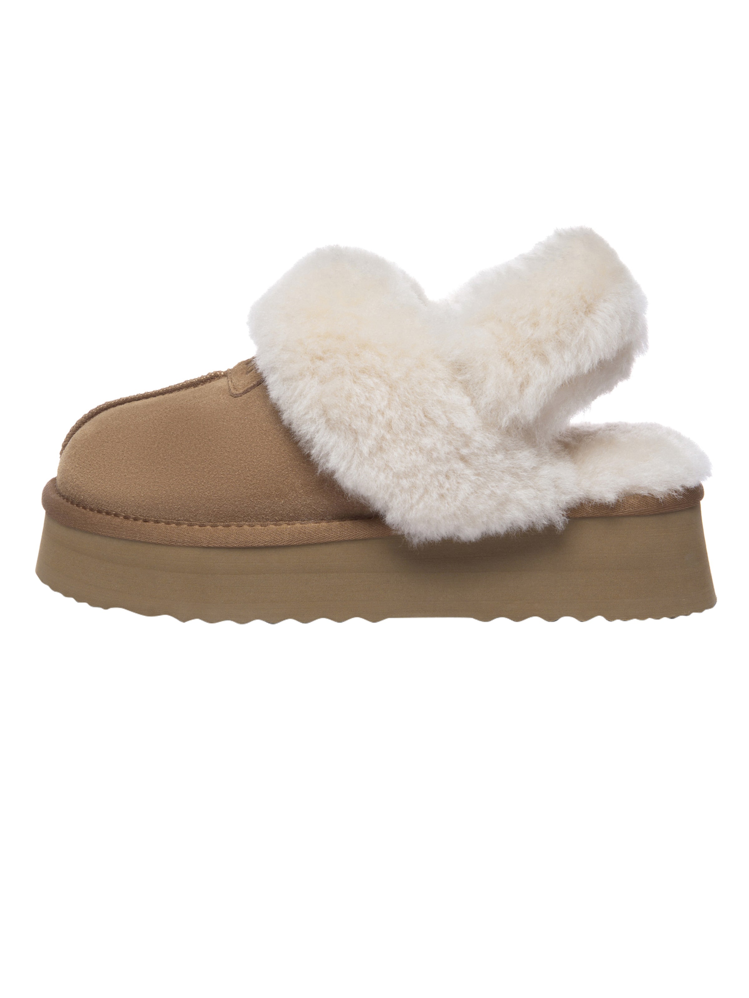 Everau Huisschoenen 'Fantail' in Bruin: voorkant