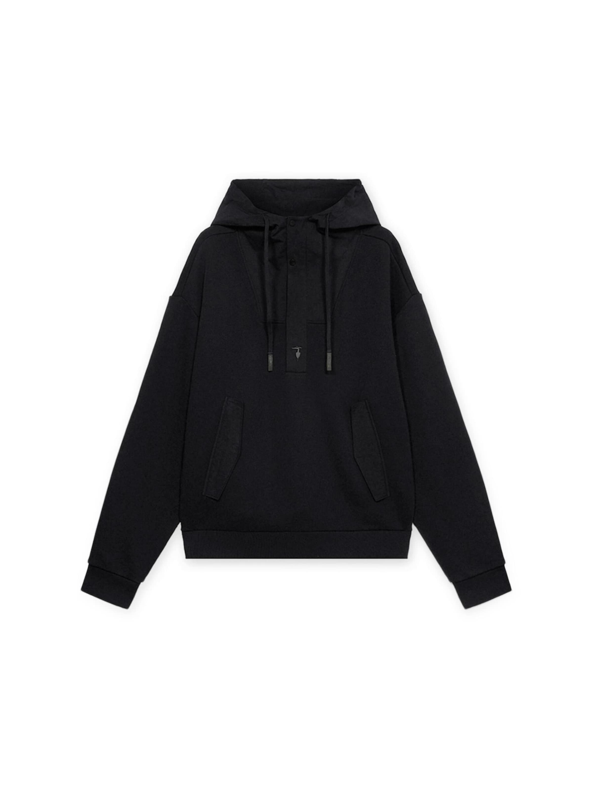 Sweat-shirt Trussardi en noir : devant