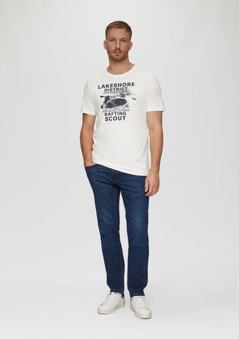 T-Shirt s.Oliver en blanc