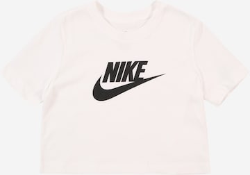 balta Nike Sportswear Marškinėliai 'Futura': priekis