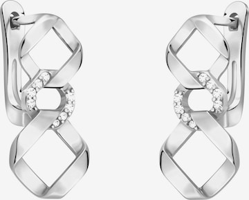 Sofia Milani Earrings 'Geometry' in Silver: front