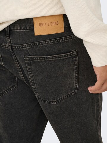 Only & Sons - regular Vaquero 'ONSEdge' en negro