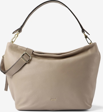 Borsa a spalla 'Ebony' di ABRO in beige: frontale